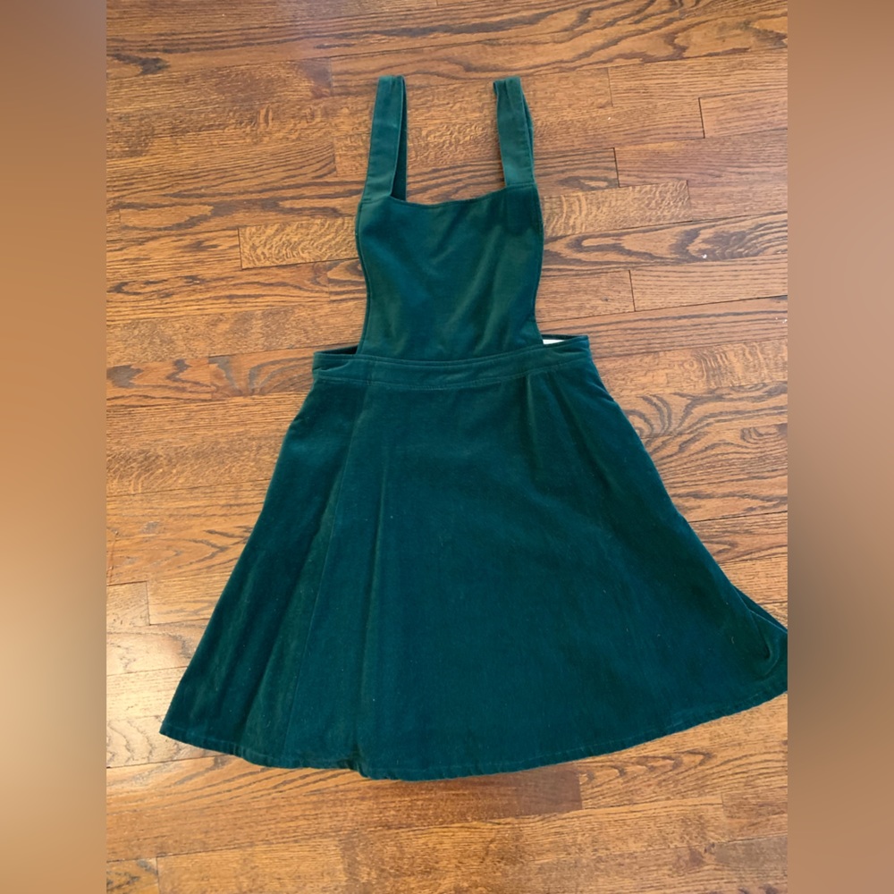 ModCloth Velvet Emerald Green Jumper